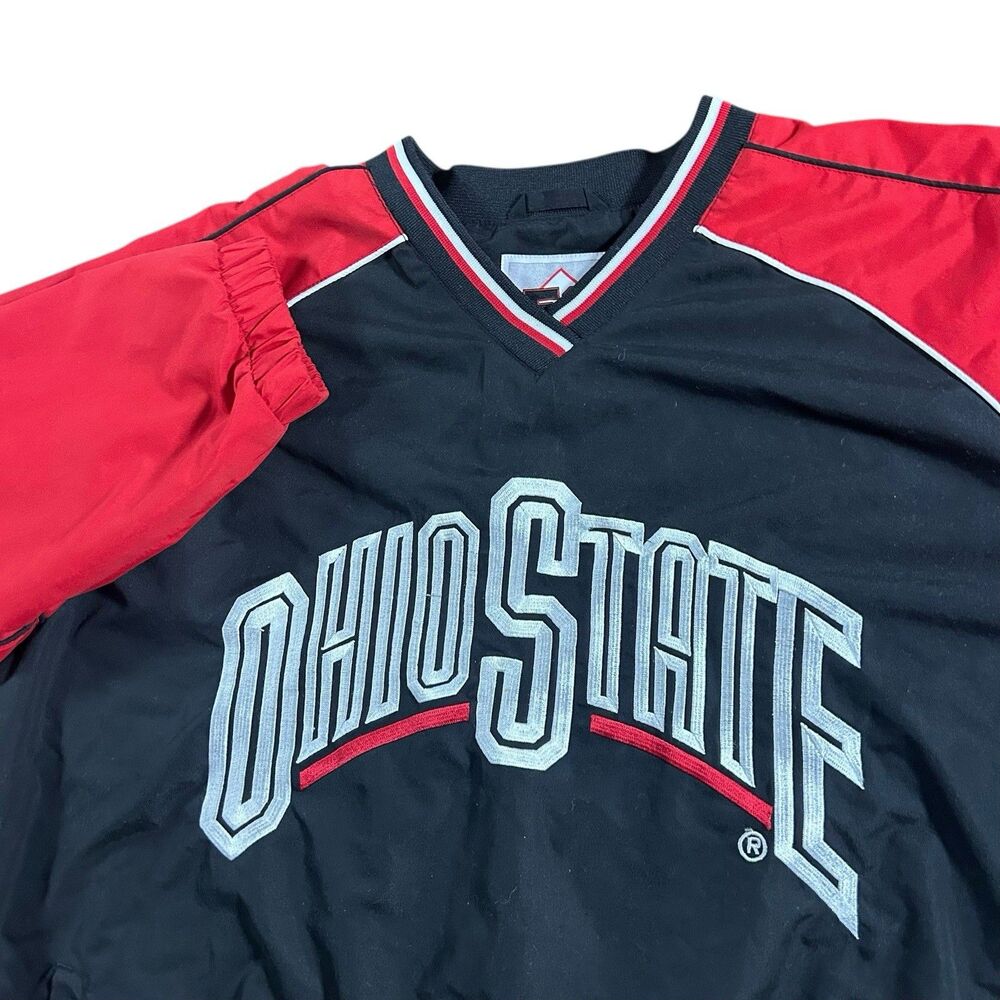 Vintage Ohio State Buckeyes Windbreaker Men’s XL 58 Sports University Y2K